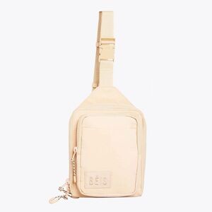 BEIS Beige Sport Sling Crossbody Bag